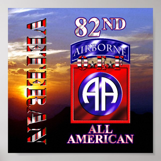 82nd Airborne Division OEF Veteran Poster (Front)