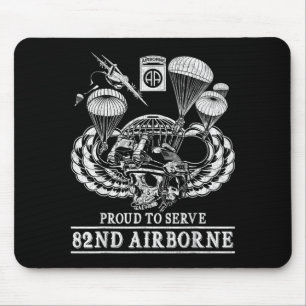 82nd Airborne Division Paratrooper Fort Bragg Jump Mouse Pad