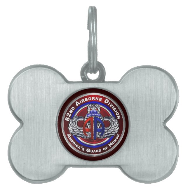 82nd Airborne Division  Pet ID Tag (Front)
