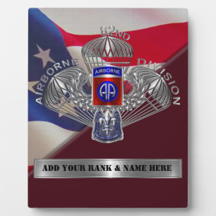 82nd Airborne Division  Plaque