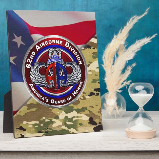 82nd Airborne Division  Plaque (Side)