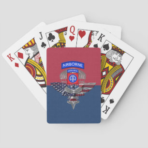 82nd Airborne Division Playing Cards