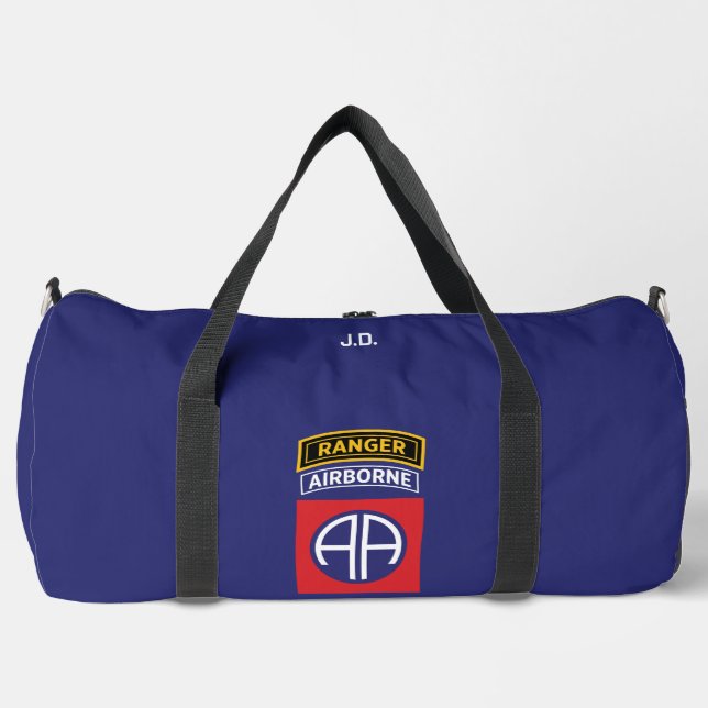 82nd Airborne Division Ranger Personalized Duffle Bag (Front)