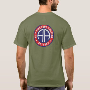 82nd Airborne Division "Retired" Custom Fatigue T-Shirt