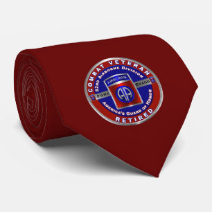 82nd Airborne Division RETIRED Tie