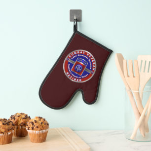 82nd Airborne Division Retired Veteran Oven Mitt