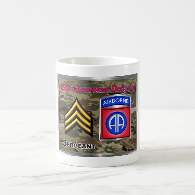 82nd Airborne Division Sergeant Magic Mug (Center)