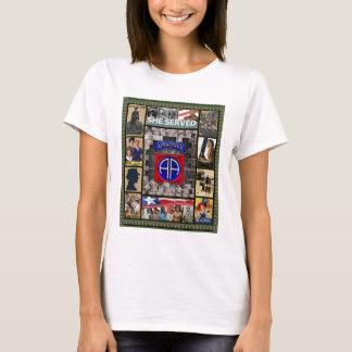 82nd Airborne Division She Served So That We Could T-Shirt
