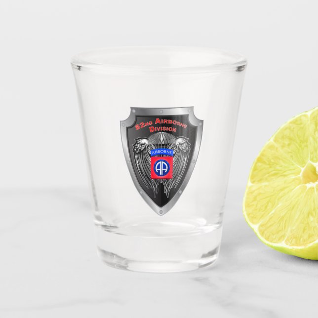82nd Airborne Division Shot Glass (Front)
