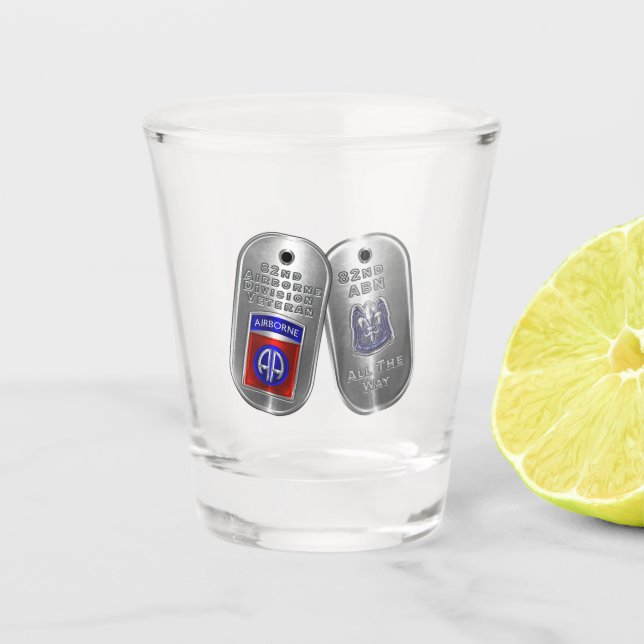82nd Airborne Division Shot Glass (Front)