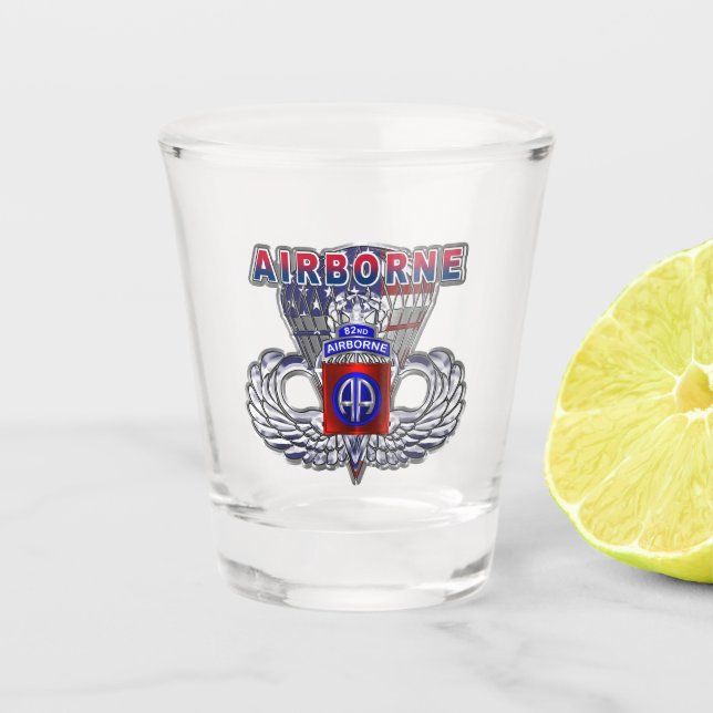 82nd Airborne Division Shot Glass (Front)
