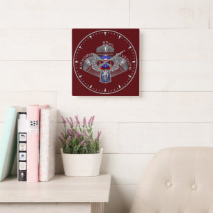 82nd Airborne Division Square Wall Clock
