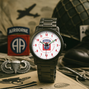 82nd Airborne Division Tribute Stainless Steel Watch