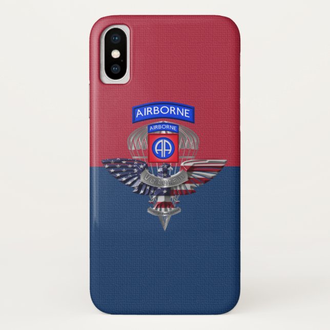 82nd Airborne Division Veteran Case-Mate iPhone Case (Back)