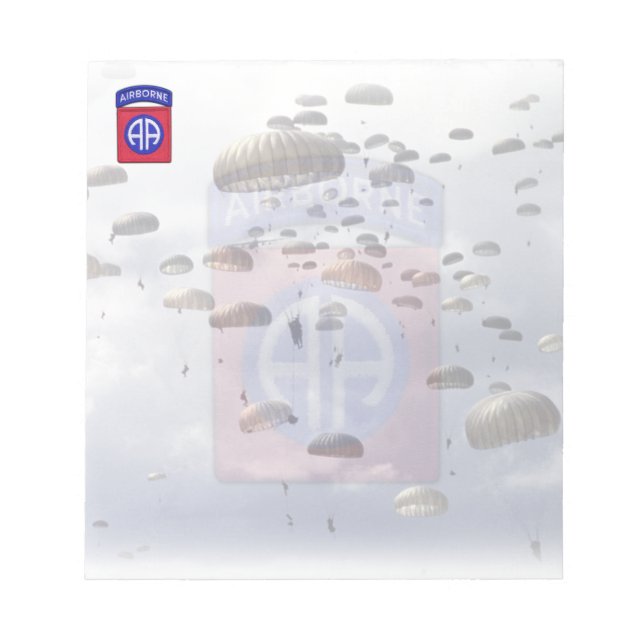 82nd airborne division veterans patch Notepad (Front)