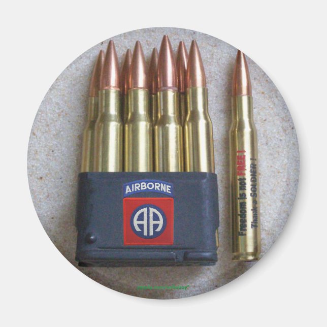 82nd airborne division war veterans vets magnet (Front)