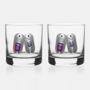 82nd Airborne Division Whiskey Glass