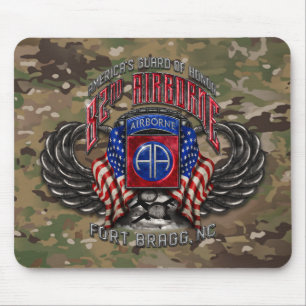82nd Airborne Fort Bragg OCP Camo Mousepad