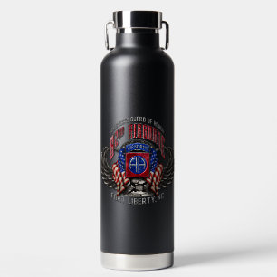 82nd Airborne Fort Liberty Black 32 oz Bottle
