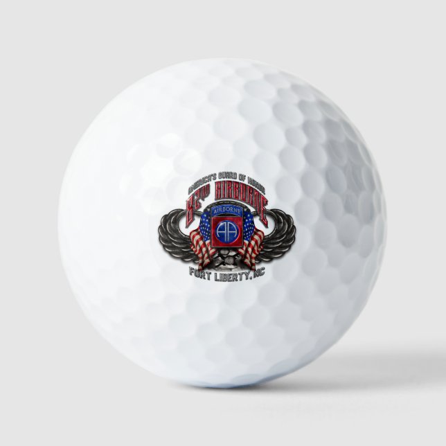 82nd Airborne Golf Balls (Front)