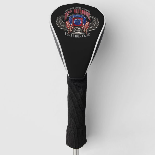 82nd Airborne Golf Head Cover (Front)