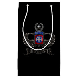 82nd Airborne Jumpmaster Black Small Gift Bag