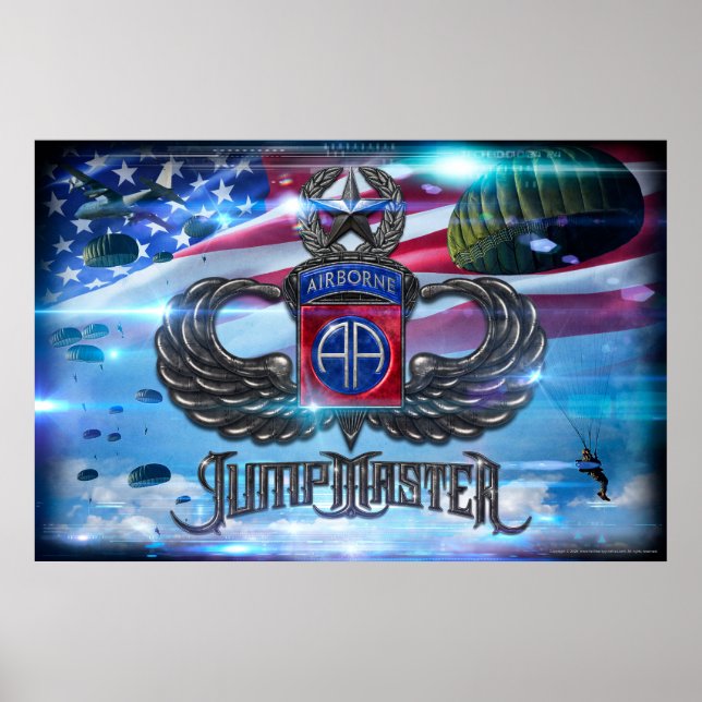 82nd Airborne Jumpmaster Poster (Front)