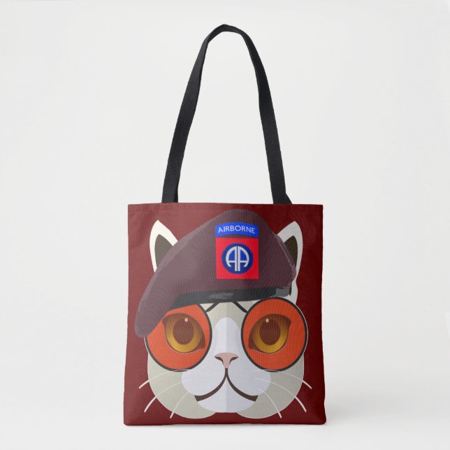 82nd Airborne Kitty Kat! Tote Bag (Front)
