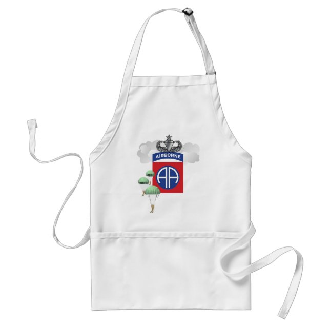 82nd Airborne, Paratroopers, Senior Jump Wings Standard Apron (Front)