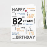 82nd Birthday Card<br><div class="desc">Birthday Card Inside: May your special day be filled with joy, laughter, and unforgettable moments that you can cherish for years to come. Wishing you all the happiness in the world on your birthday and always! Description: Let's commemorate the incredible 82nd birthday milestone with our delightful Happy 82nd Birthday card!...</div>