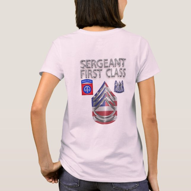 82nd Division Brigade Sergeant First Class T-Shirt (Back)