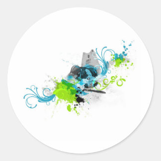 83. Urban kayak 2 Classic Round Sticker