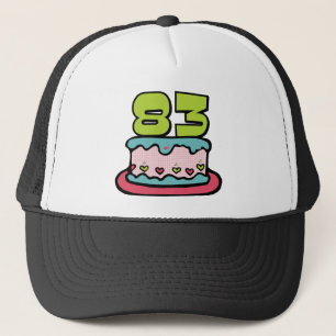 83 Year Old Birthday Cake Trucker Hat