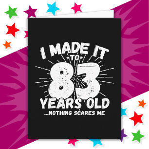 83 Year Old Sarcastic Meme Funny 83rd Birthday Card