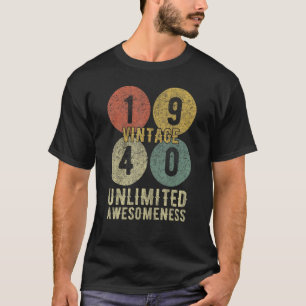 83rd Birthday for Men & Women Retro 83 Year Old Vi T-Shirt