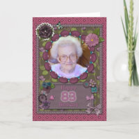 83rd Photo card for a birthday