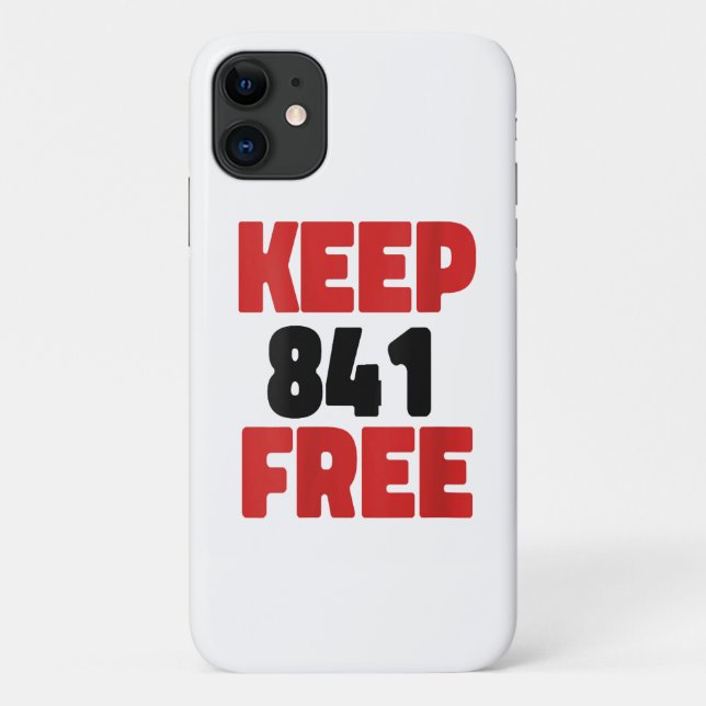 841 Surfing Otter 841Keep 841 Free California Otte Case-Mate iPhone Case (Back)