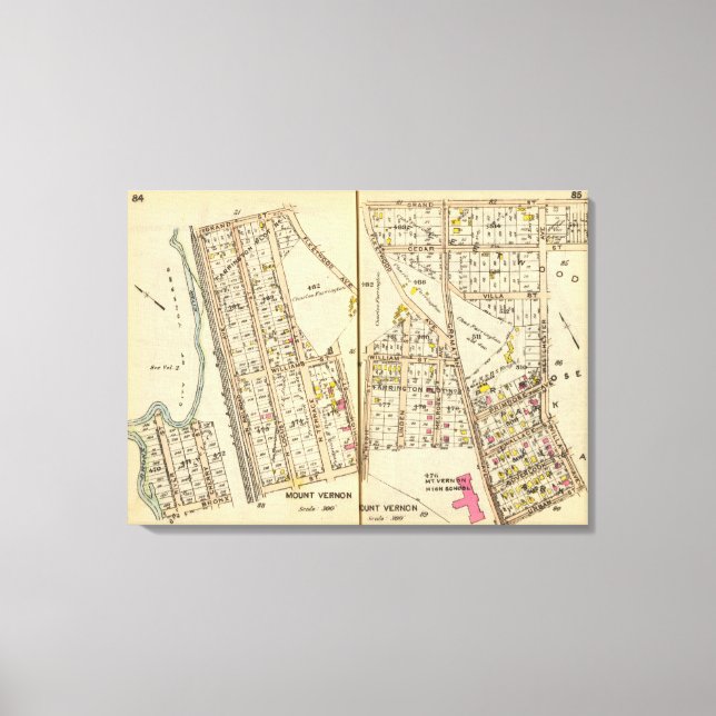 8485 Mt Vernon Canvas Print (Front)