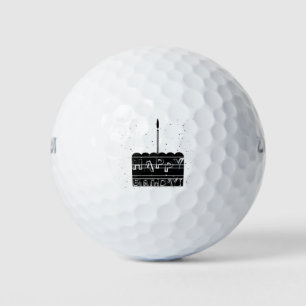 8488Happy Birthday Golf Balls