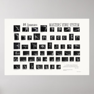 84 Asanas: Masters' Core System Poster