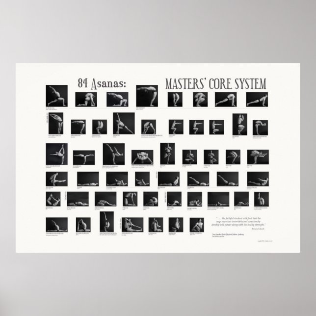 84 Asanas: Masters' Core System Poster (Front)