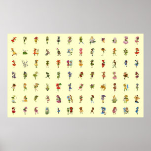 84 Flower Children Poster