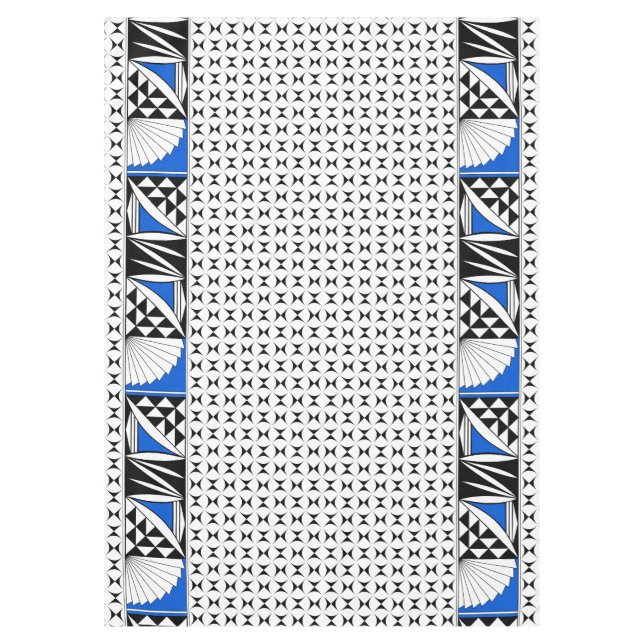 84" Southwest Sunrise in Blue Tablecloth (Front)