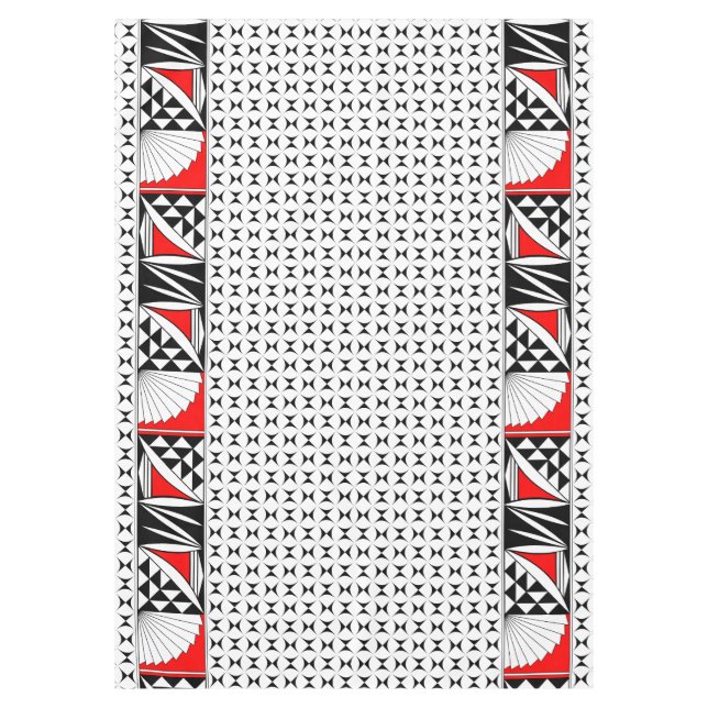 84" Southwest Sunrise in Red Tablecloth (Front)