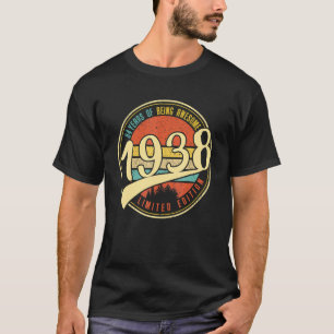 84 Year Old Bday Vintage 1938 84th Birthday T-Shirt