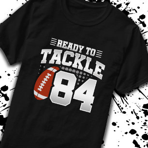 84th Birthday - Football Mom - Football Player T-Shirt