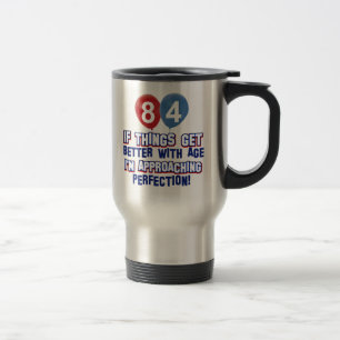 84th year old birthday gift travel mug