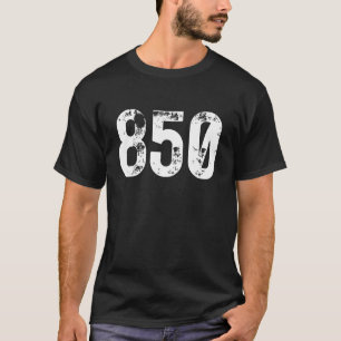 850 Area Code Tallahassee FL Mobile Telephone Area T-Shirt