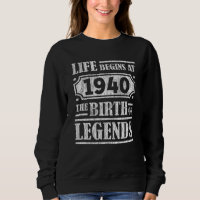 85 Year Old 1940 Birth Of Legend 85th Birthday