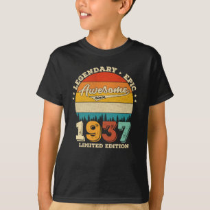 85 Year Old Awesome Since 1937 85th Birthday Gift T-Shirt